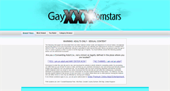 Desktop Screenshot of gayxxxpornstars.com